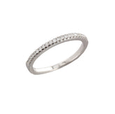 Charming Design 925 Sterling Silver Affordable Wedding Engagement Bridal Ring studded with CZ